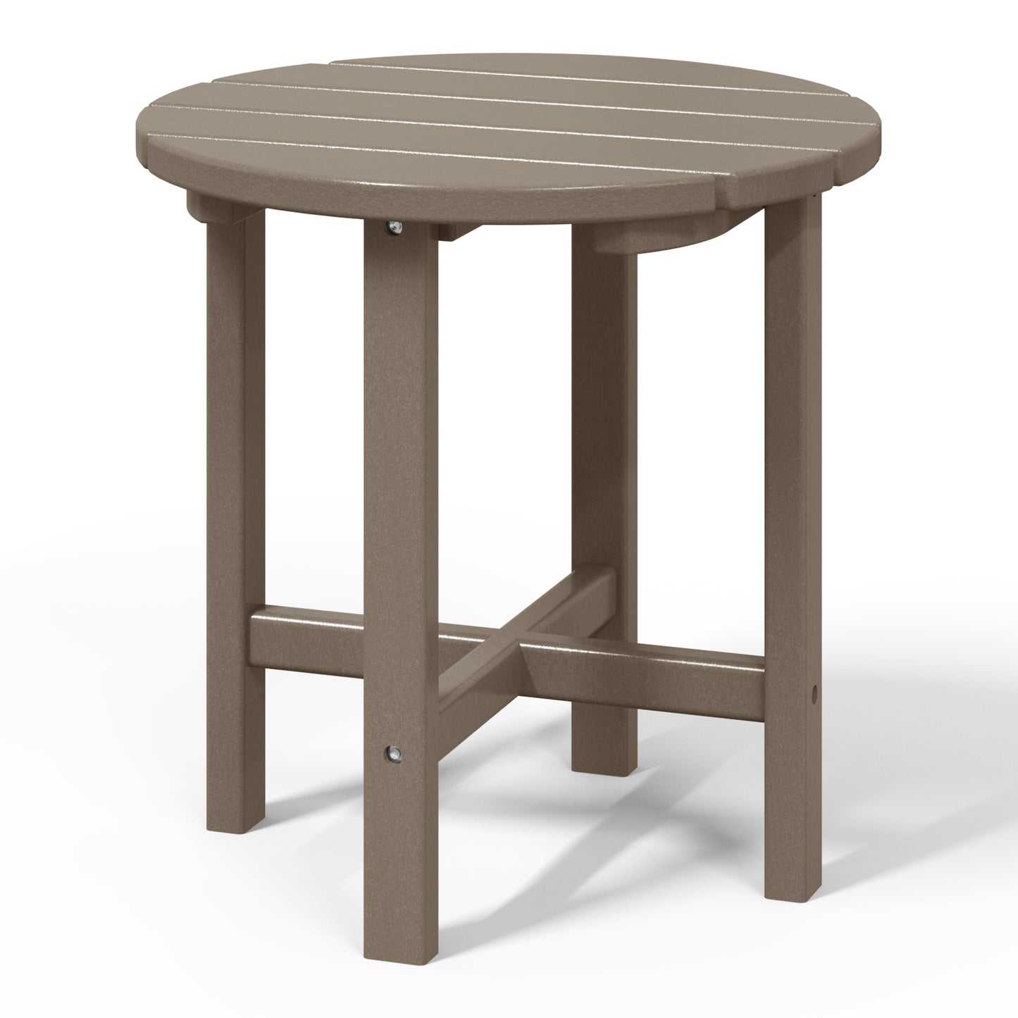 Tuscany All-Weather Outdoor Round Side Table (18" Height) Seahawk Designs Patio Side Tables