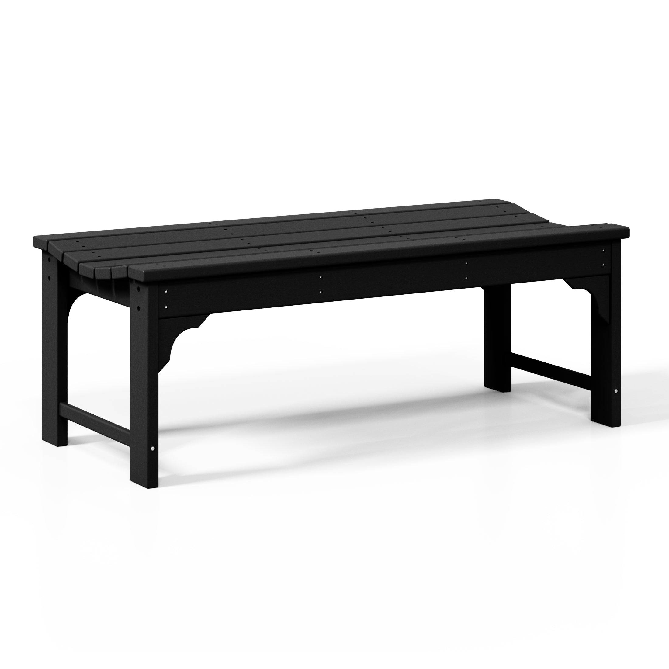 Concord All-Weather Outdoor Garden Backless Bench (46" Wide) Seahawk Designs Patio Benches