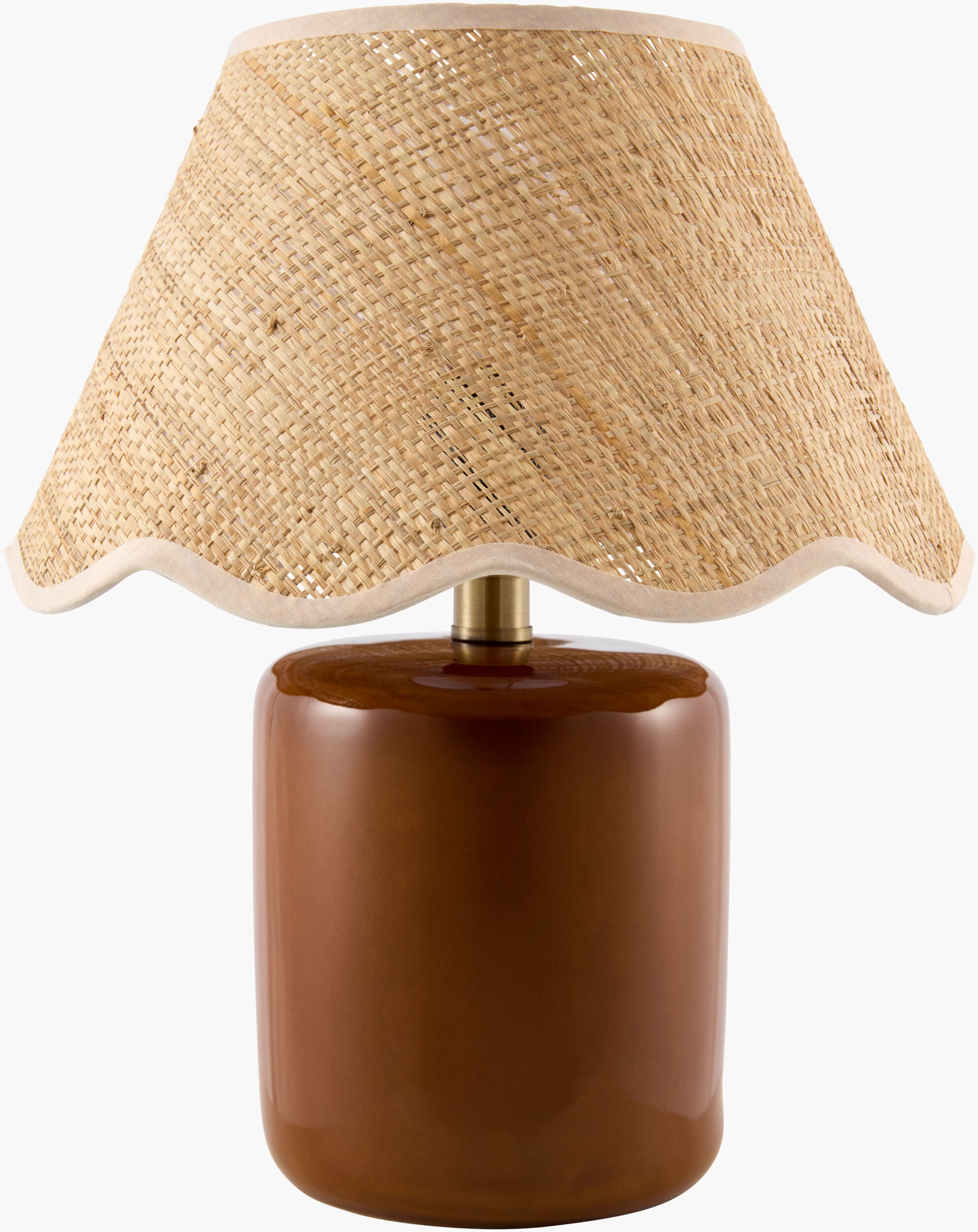 Marivela Accent Table Lamp — Dark Red