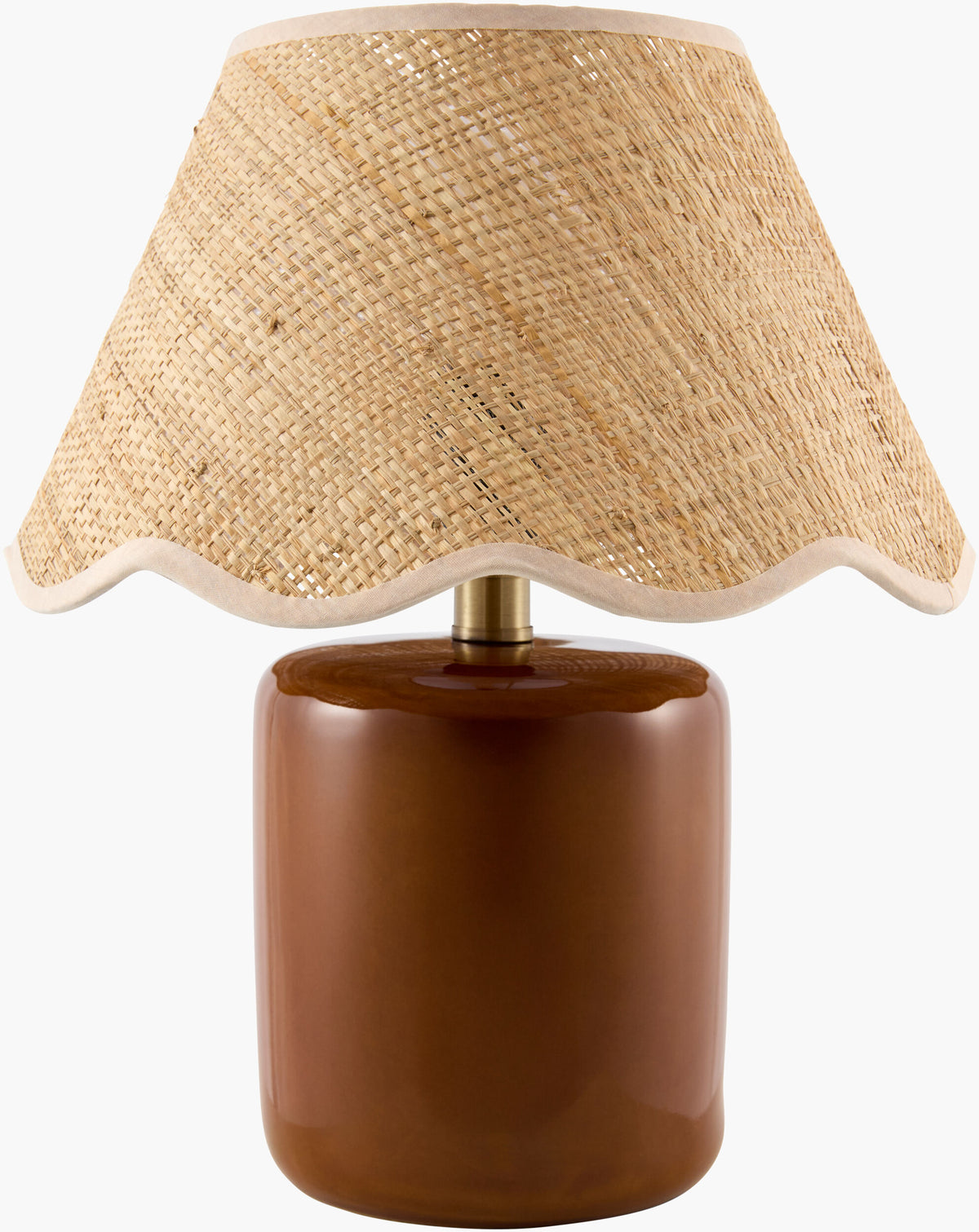 Marivela Accent Table Lamp — Dark Red
