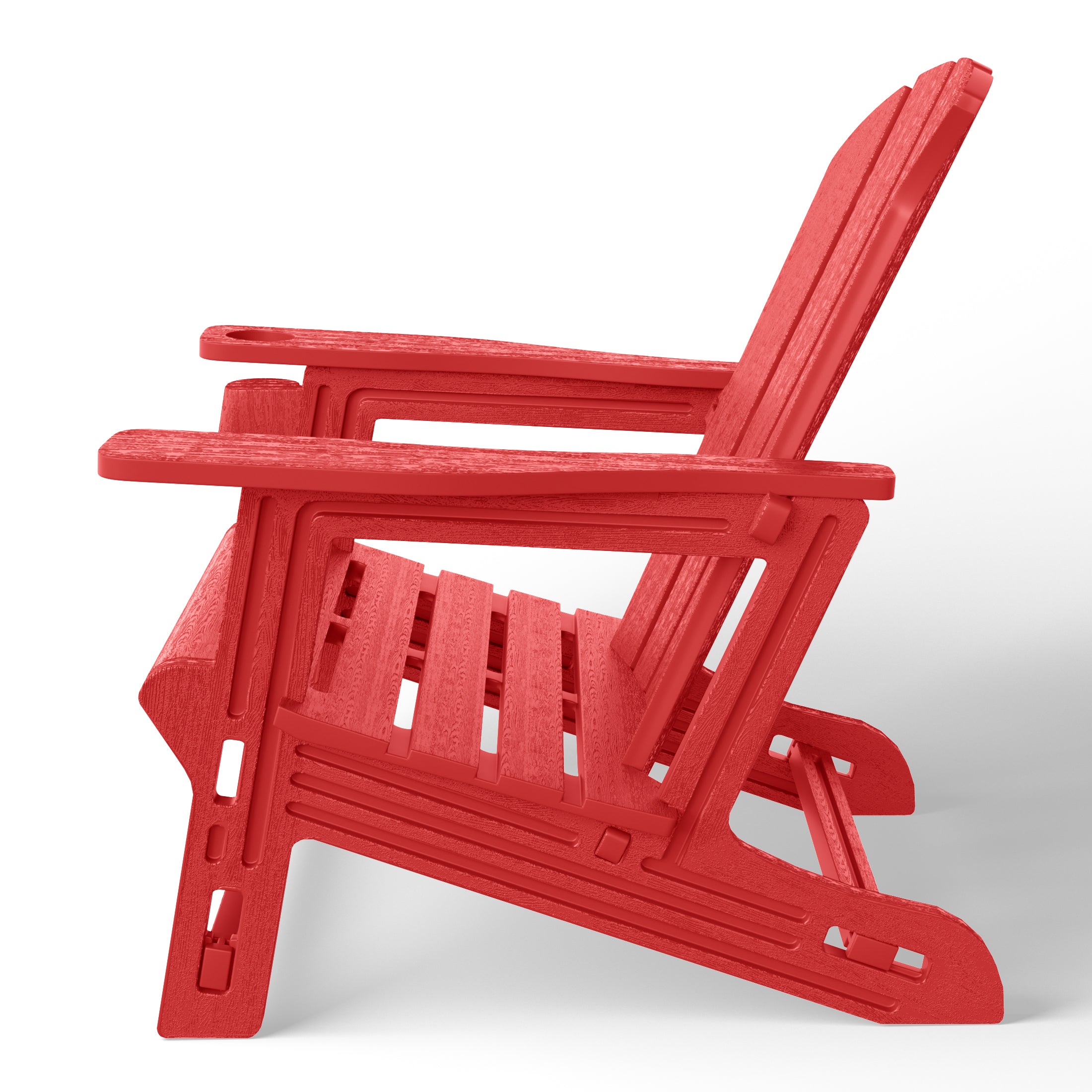 Snap'n Lock Adirondack Chair with Cupholder (No Tools or Hardware) Seahawk Designs Adirondack Chairs