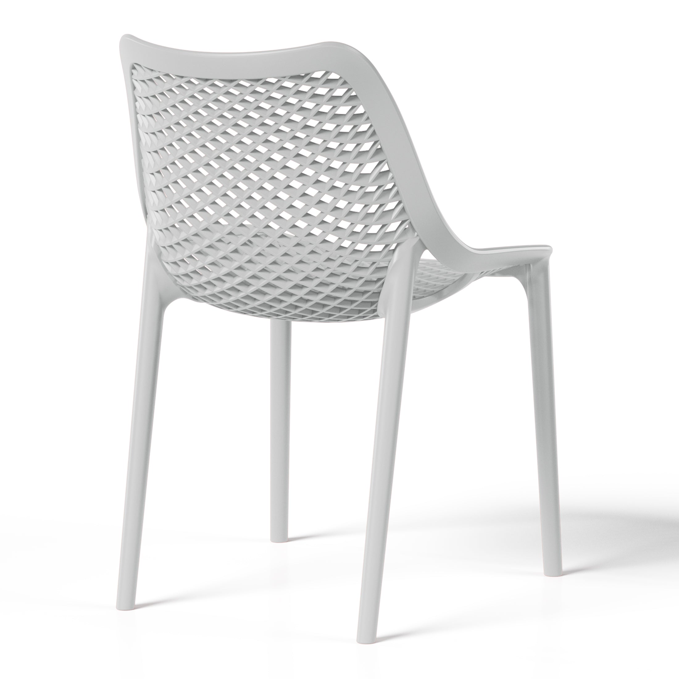 Polyform Stacking Dining Side Chair (Set of 2) Seahawk Designs Patio Dining Chairs