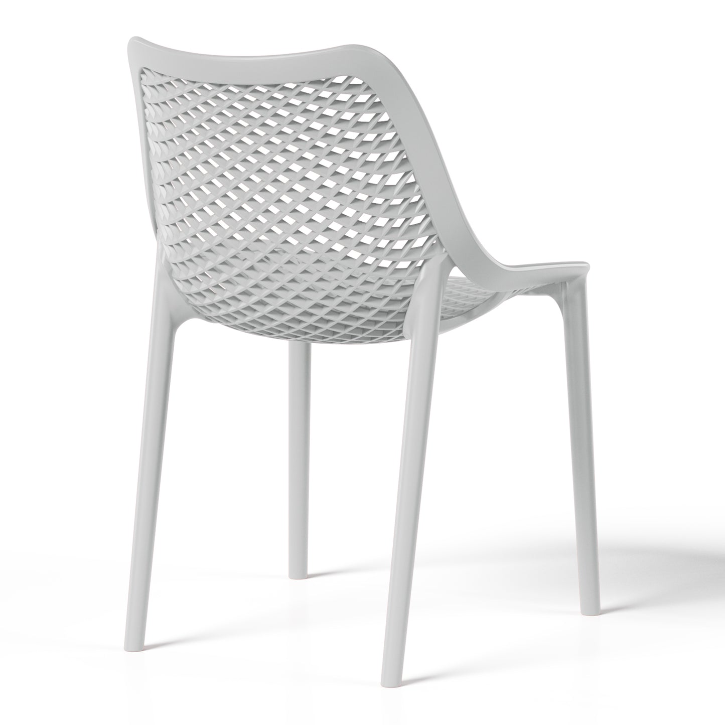 Polyform Stacking Dining Side Chair (Set of 2) Seahawk Designs Patio Dining Chairs