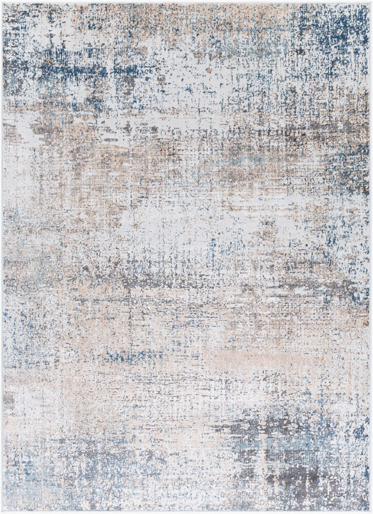 Maxwell Machine Woven Rug — Charcoal/Cream