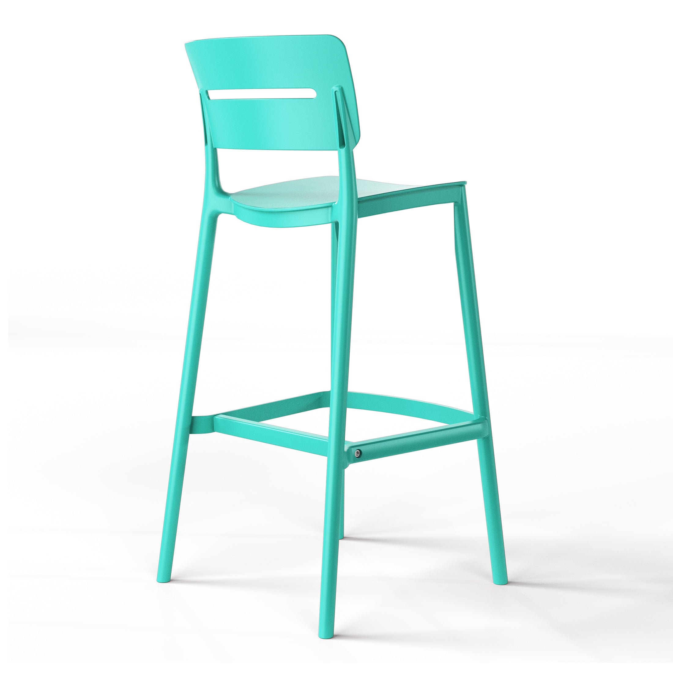 Polyform 29.5" Bar Stool (Set of 2) Seahawk Designs Patio Bar & Counter Stools