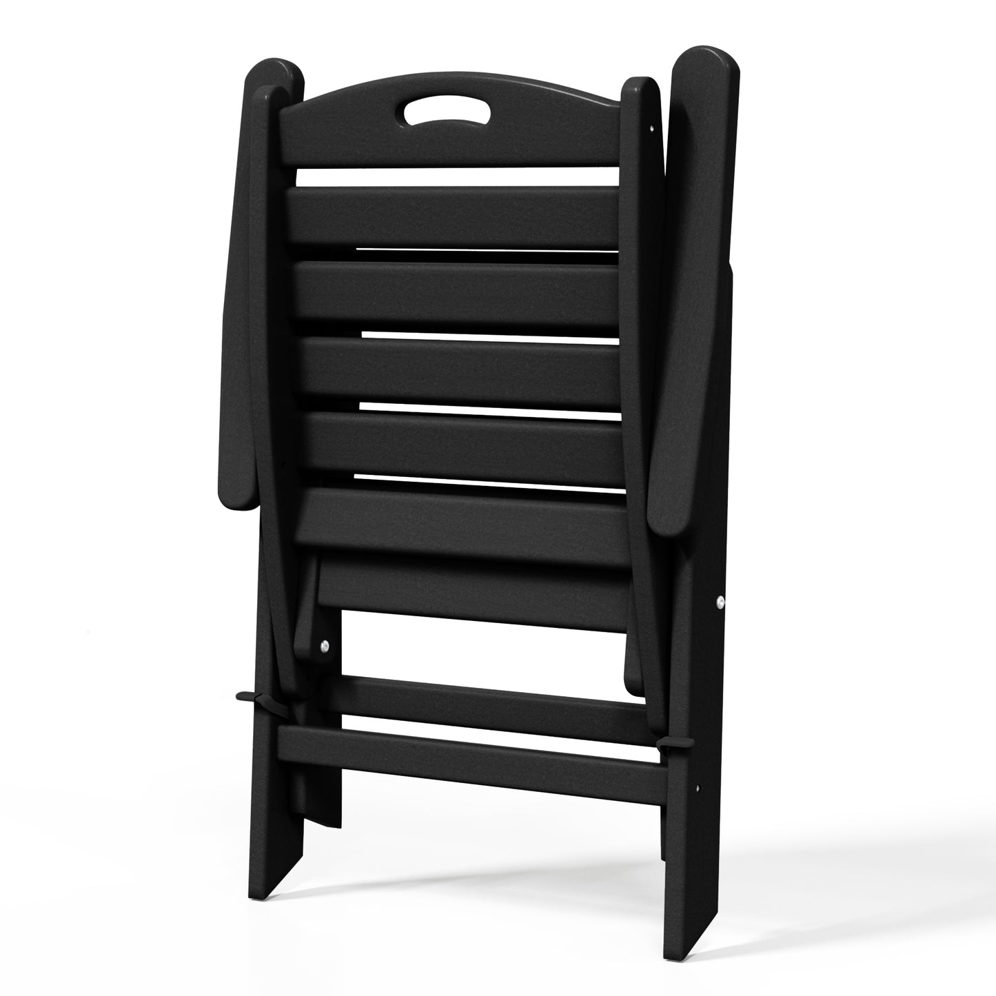 Aarhus All-Weather Outdoor Patio Folding Tall Back Dining Chair (38" High) Seahawk Designs Patio Dining Chairs