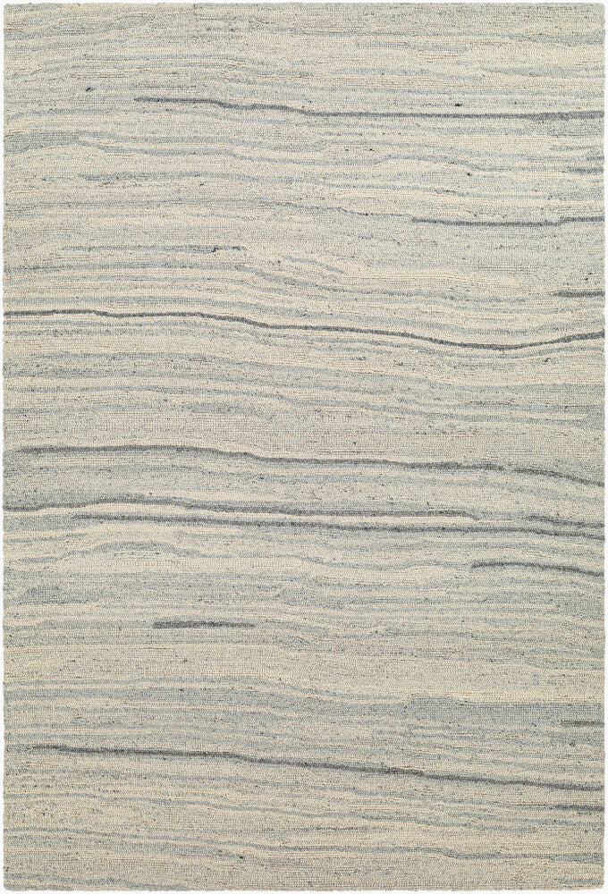 Madelyn Handmade Rug — Light Beige/Light Gray
