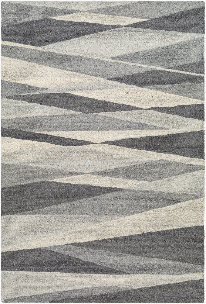 Madelyn Handmade Rug — Black/Charcoal