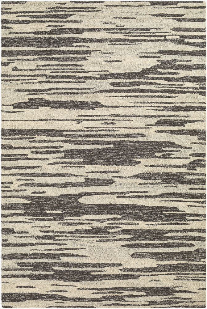 Madelyn Handmade Rug — Black/Charcoal
