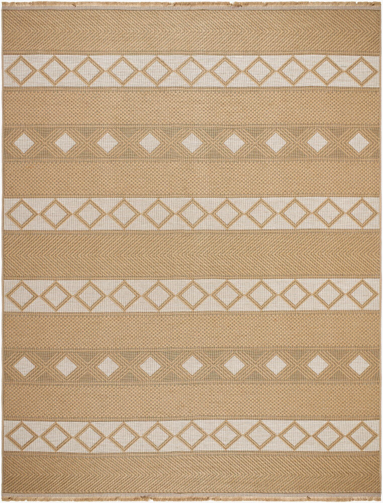 Mystery Machine Woven Rug — Beige/Cream