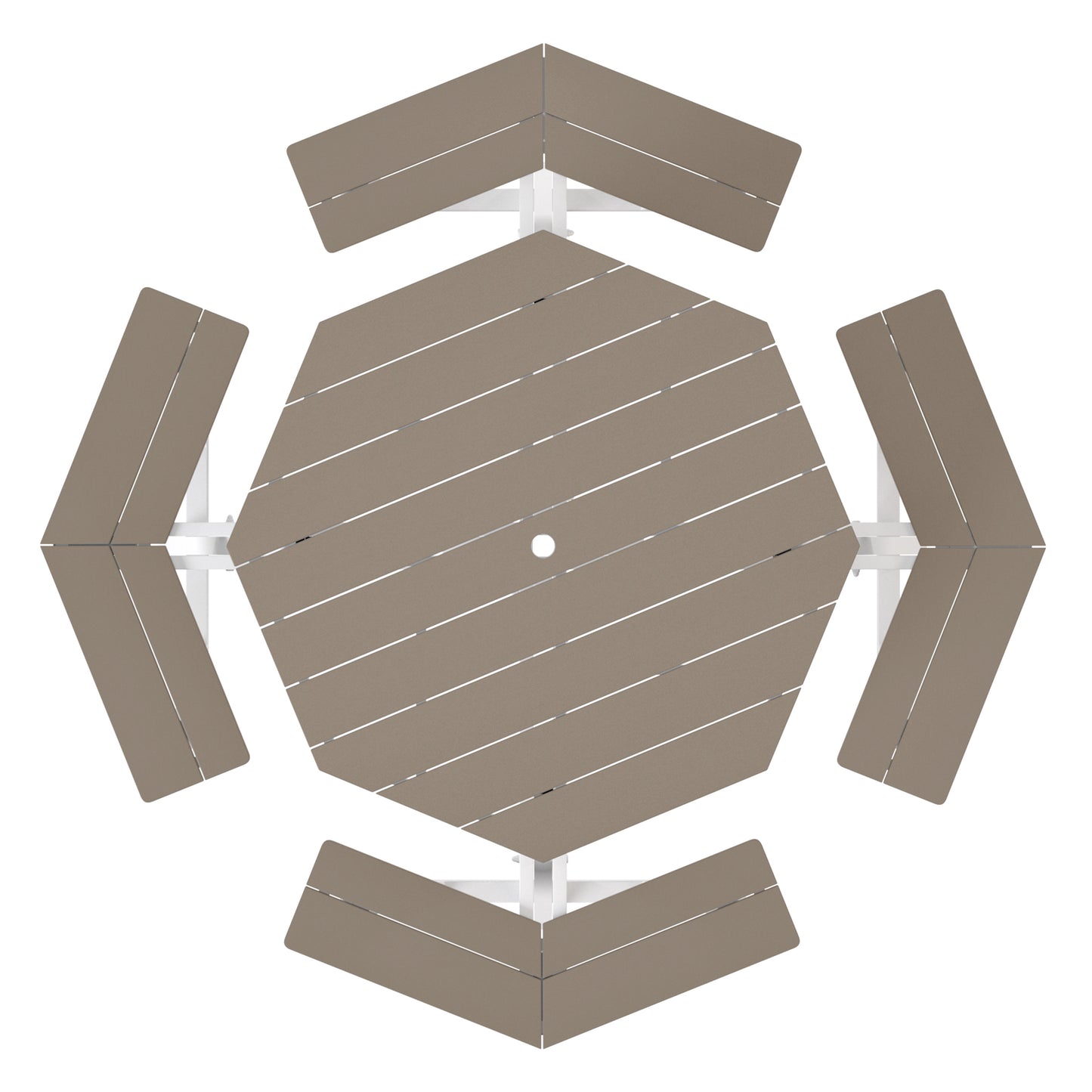 Vista 48" Octagon Picnic Table Seahawk Designs Picnic Tables