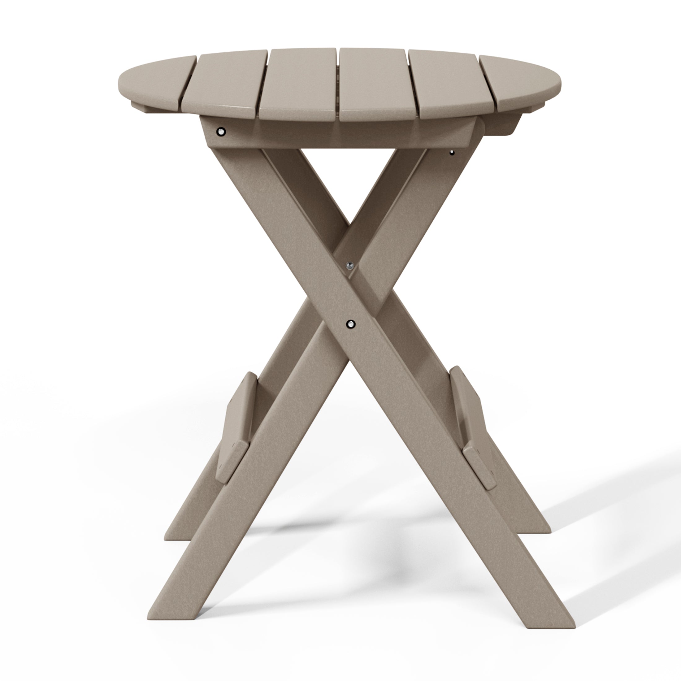 Tuscany All-Weather Outdoor Patio Round Folding Dining Table (24" Top) Seahawk Designs Patio Dining Tables