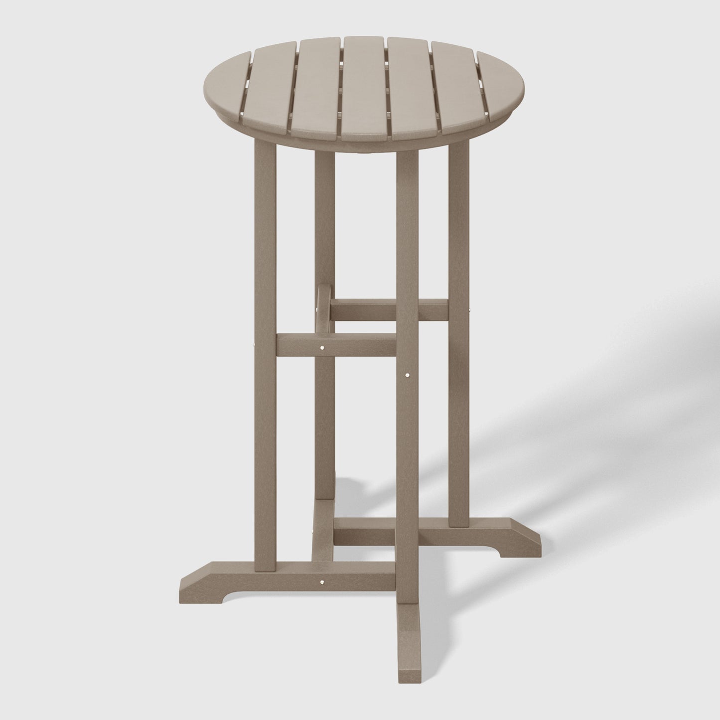 Stockholm All-Weather Outdoor Round Counter Bistro Table (37" Height) Seahawk Designs Patio Bar Tables