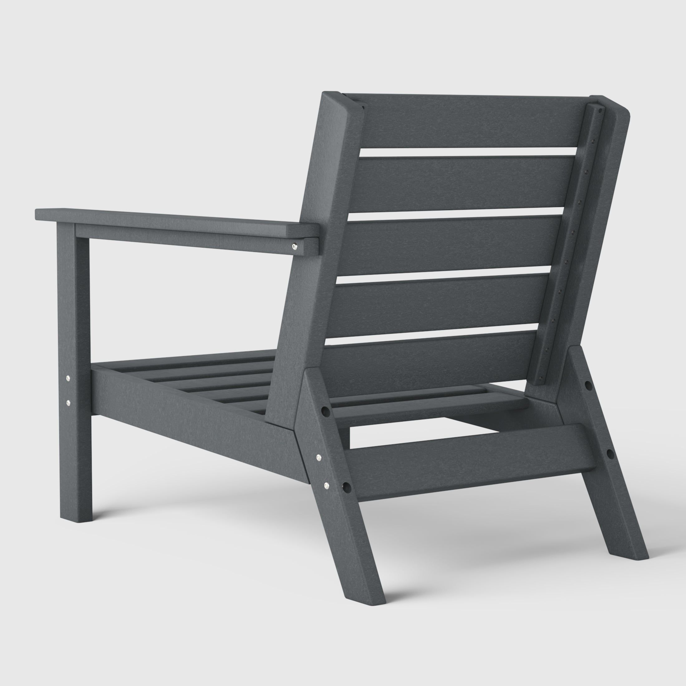 Scottsdale All-Weather Outdoor Modular Deep Seating Right Arm Chair (with Optional Cushions) Seahawk Designs Patio Chairs