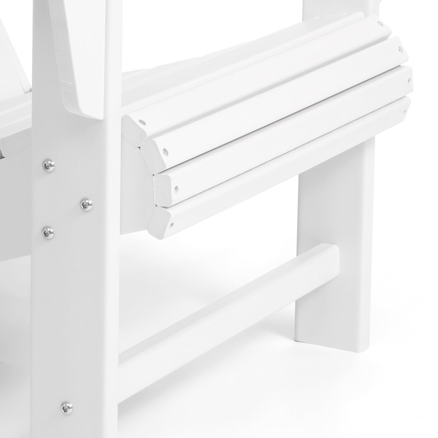 Tahoe All-Weather Outdoor Poly Adirondack Chair with Retractable Cup Holder Seahawk Designs Adirondack Chairs
