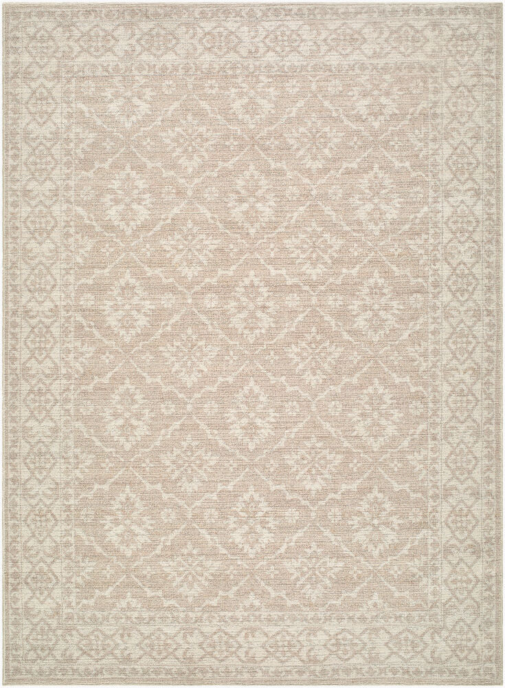Aram Machine Woven Rug — Ivory/Oatmeal