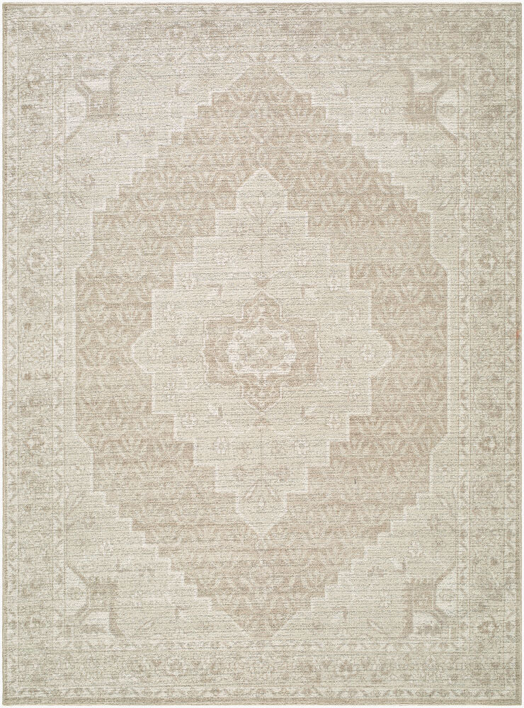 Athiyo Machine Woven Rug — Ivory/Oatmeal