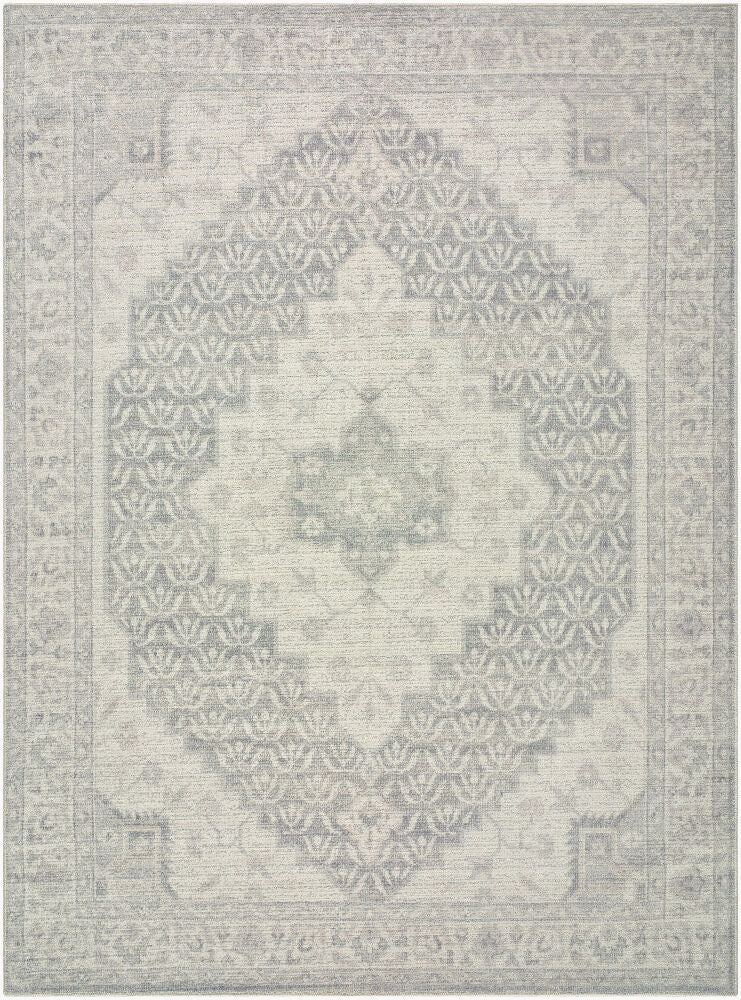 Athiyo Machine Woven Rug — Beige/Gray