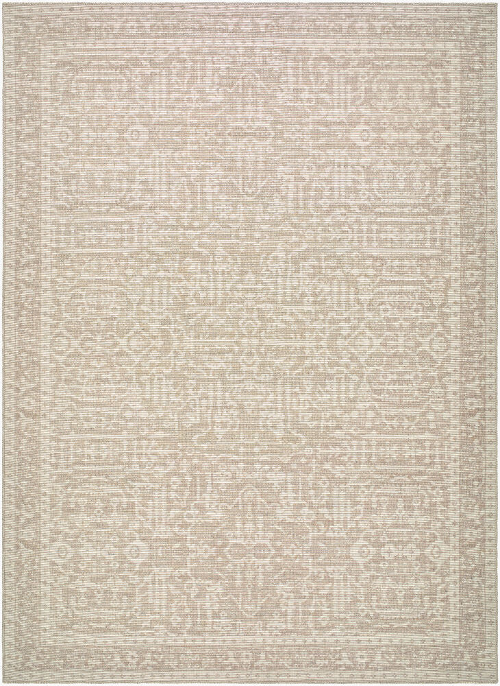 Athiyo Machine Woven Rug — Mustard/Oatmeal