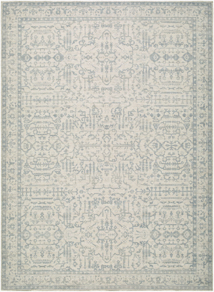 Athiyo Machine Woven Rug — Mustard/Off-White