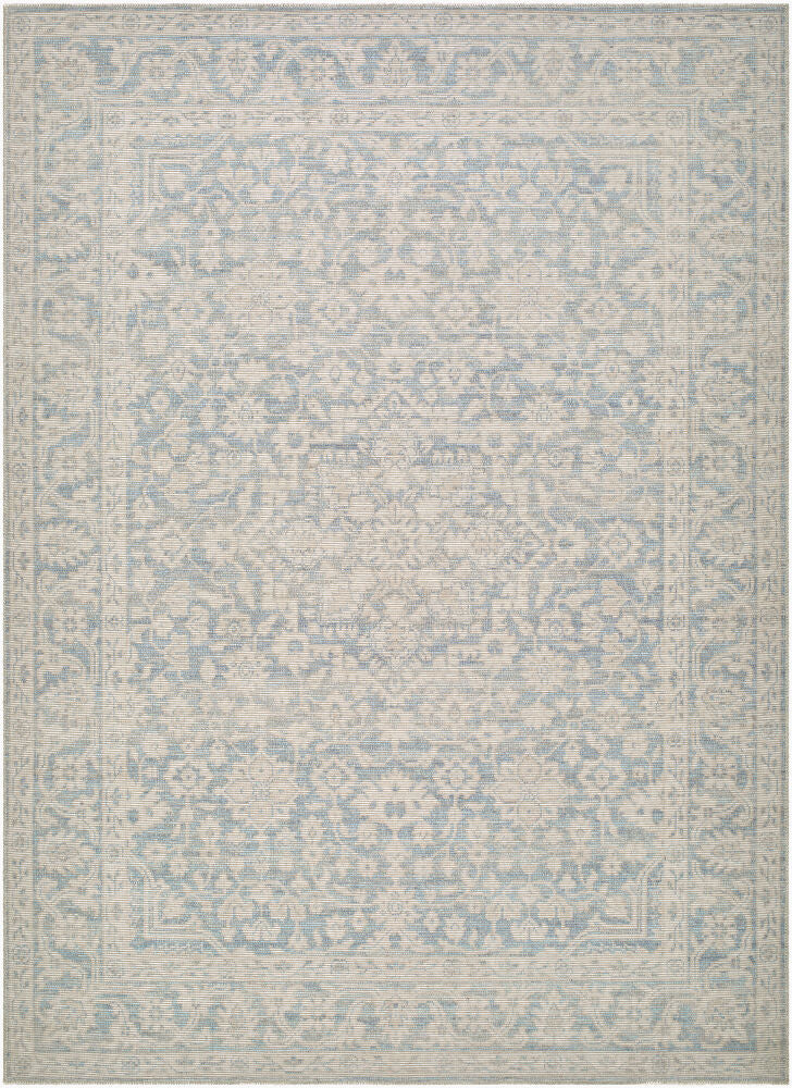 Maan Machine Woven Rug — Mustard/Off-White