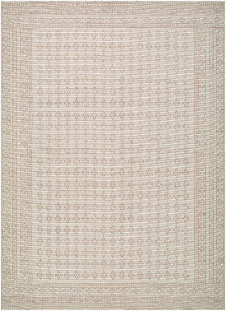 Shanti Machine Woven Rug — Mustard/Off-White