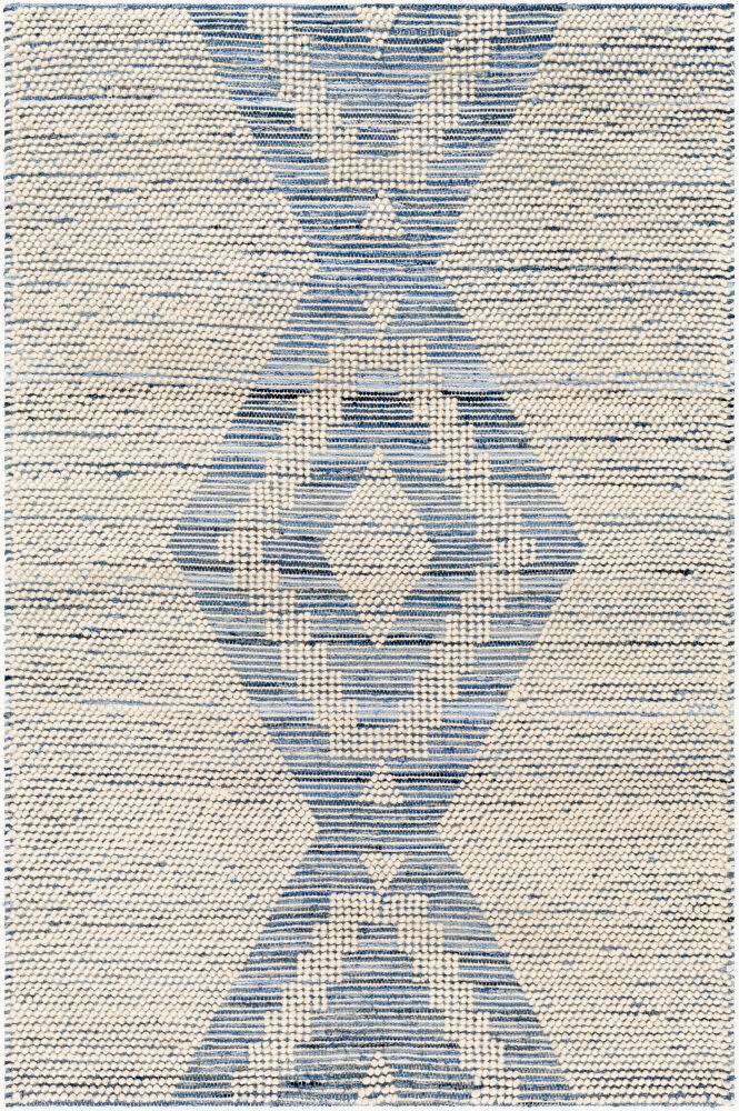 Nadine Handmade Rug — Beige/Blue