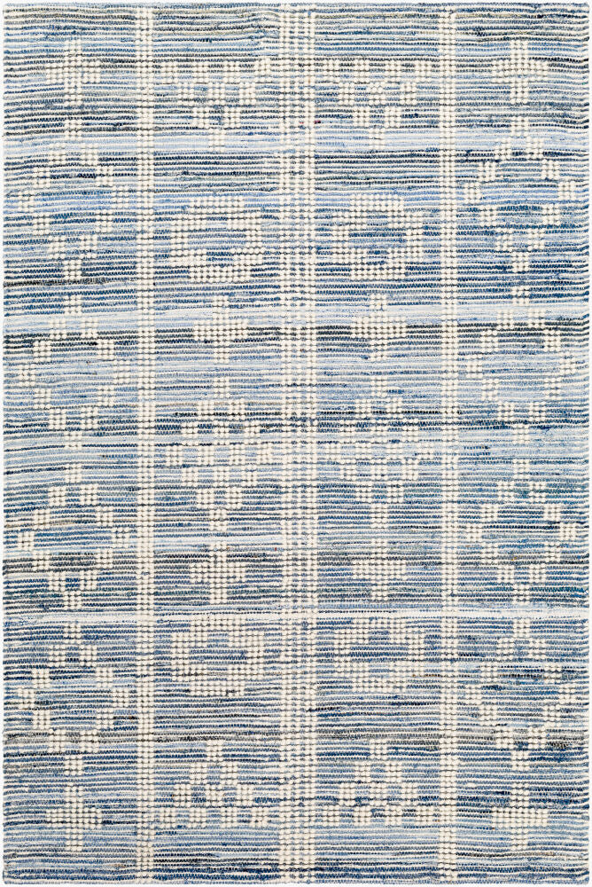 Nadine Handmade Rug — Beige/Blue