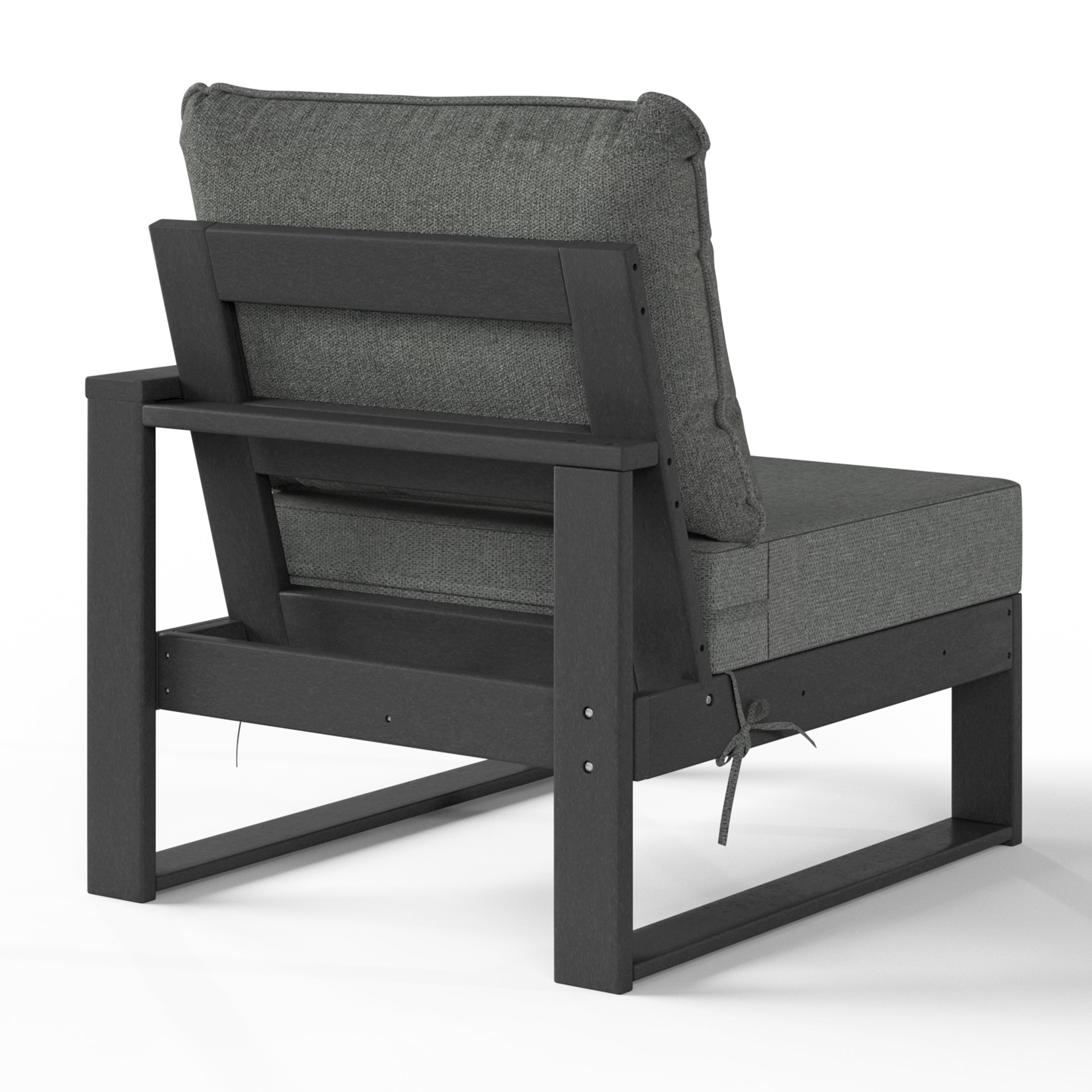 Signature All-Weather Outdoor Modular Patio Deep Seating Right Arm Chair (Right Arm Sectional Seat) Seahawk Designs Patio Chairs