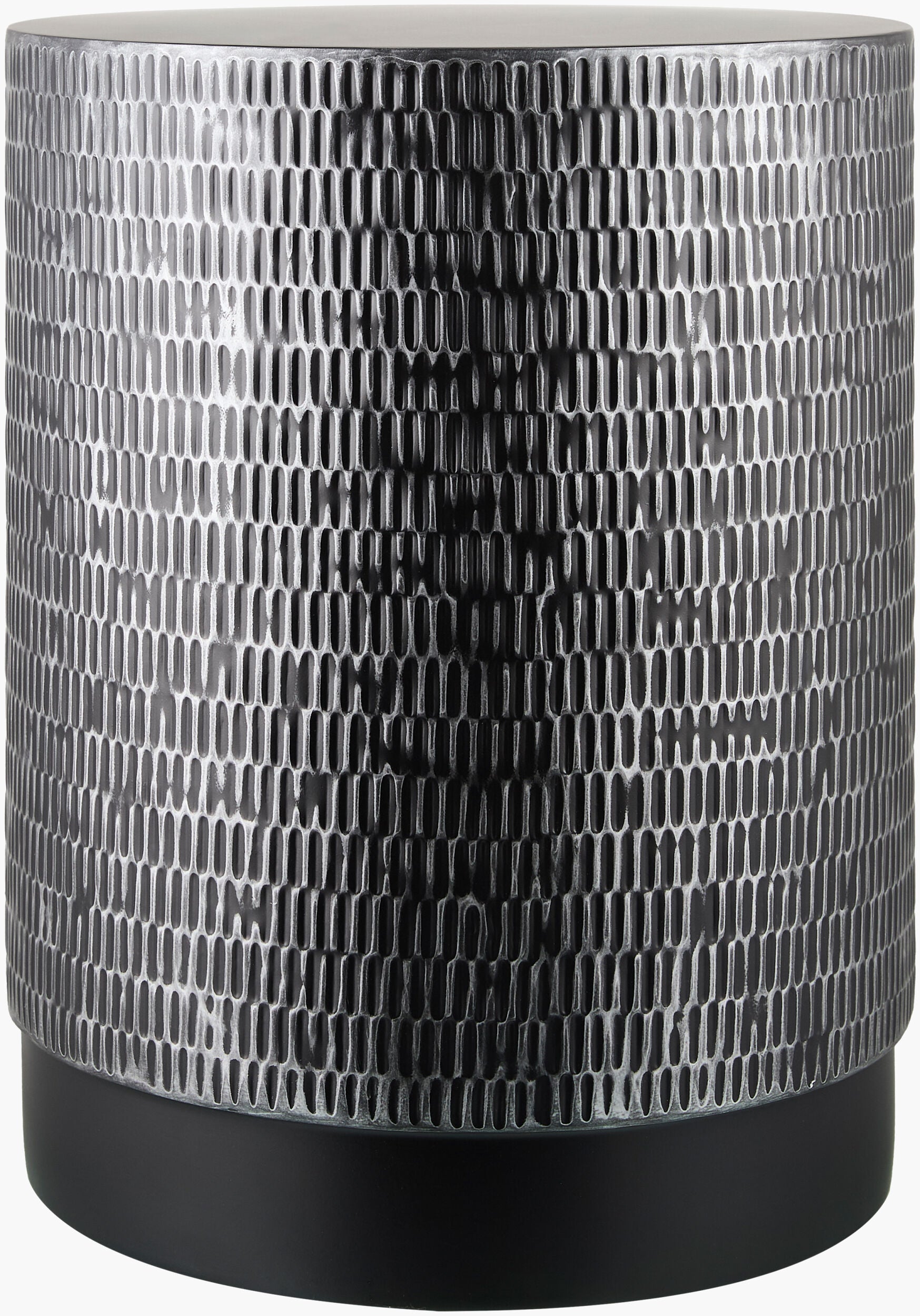 Amenet End Table — Silver Gray