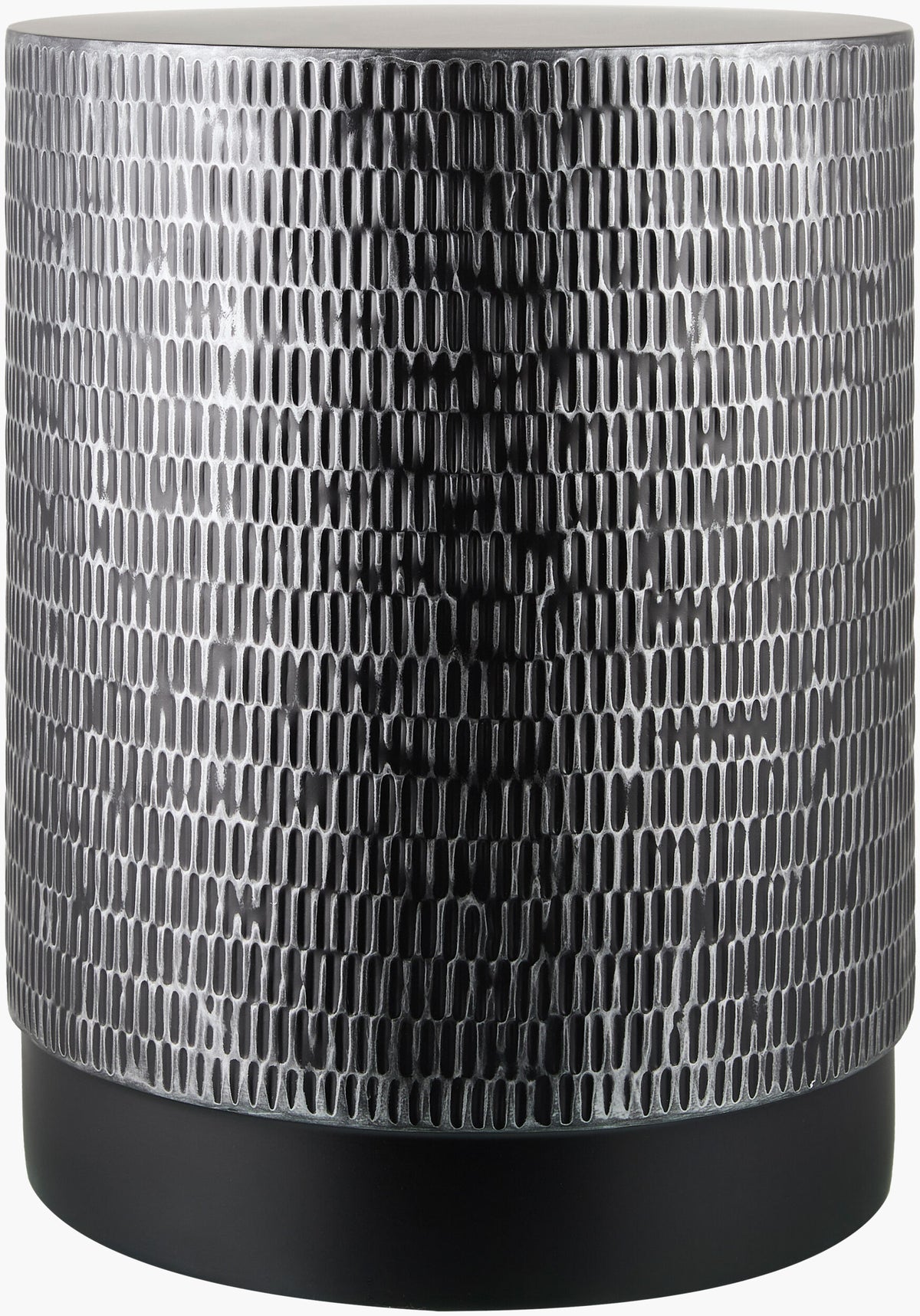 Amenet End Table — Silver Gray