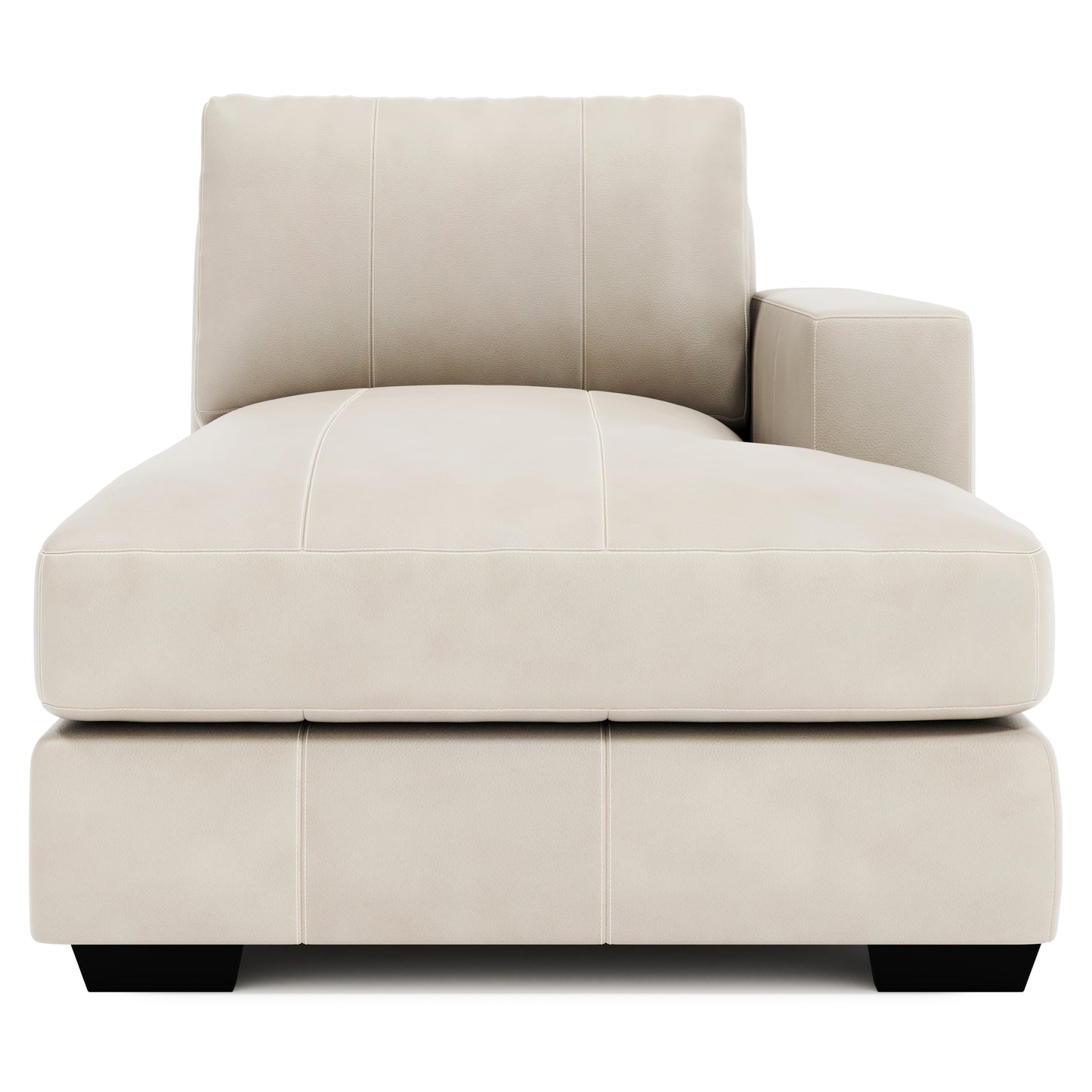 Dawkins Leather Right Arm Chaise