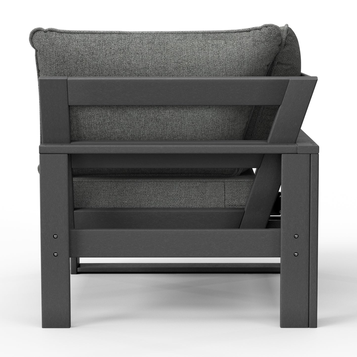 Signature All-Weather Outdoor Modular Patio Deep Seating Corner Chair (Corner Sectional Seat) Seahawk Designs Patio Chairs