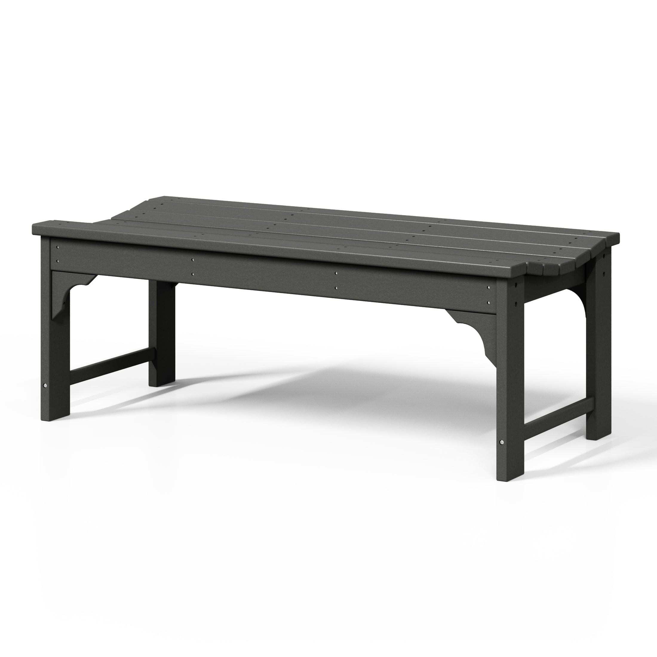Concord All-Weather Outdoor Garden Backless Bench (46" Wide) Seahawk Designs Patio Benches