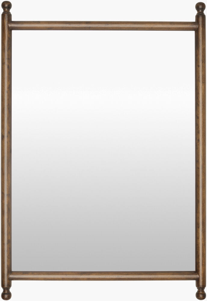 Nika Mantel Mirror — Dark Brown
