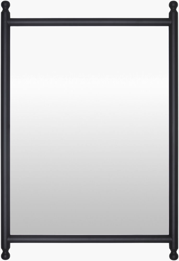 Nika Mantel Mirror — Black