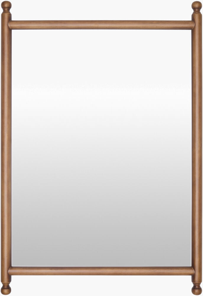 Nika Mantel Mirror — Brown