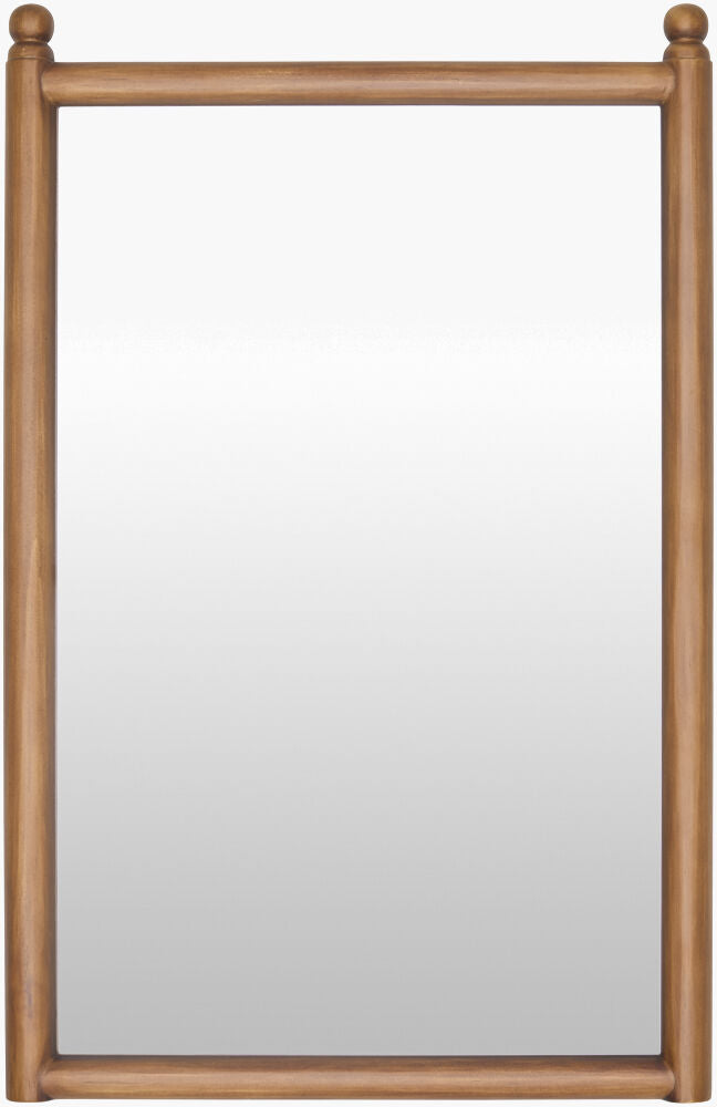 Nika Mantel Mirror — Brown
