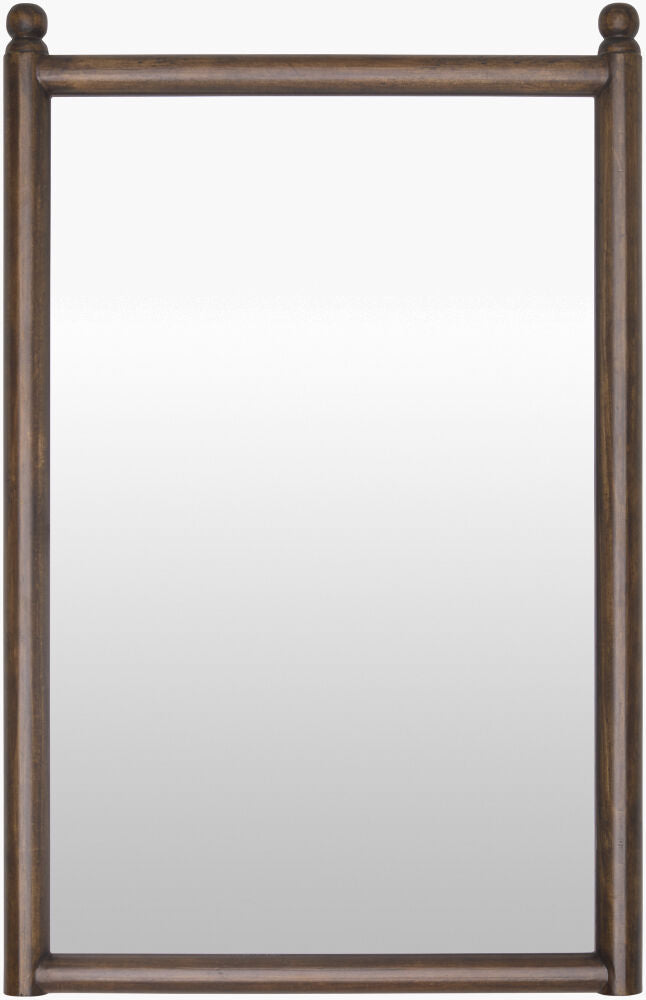 Nika Mantel Mirror — Dark Brown