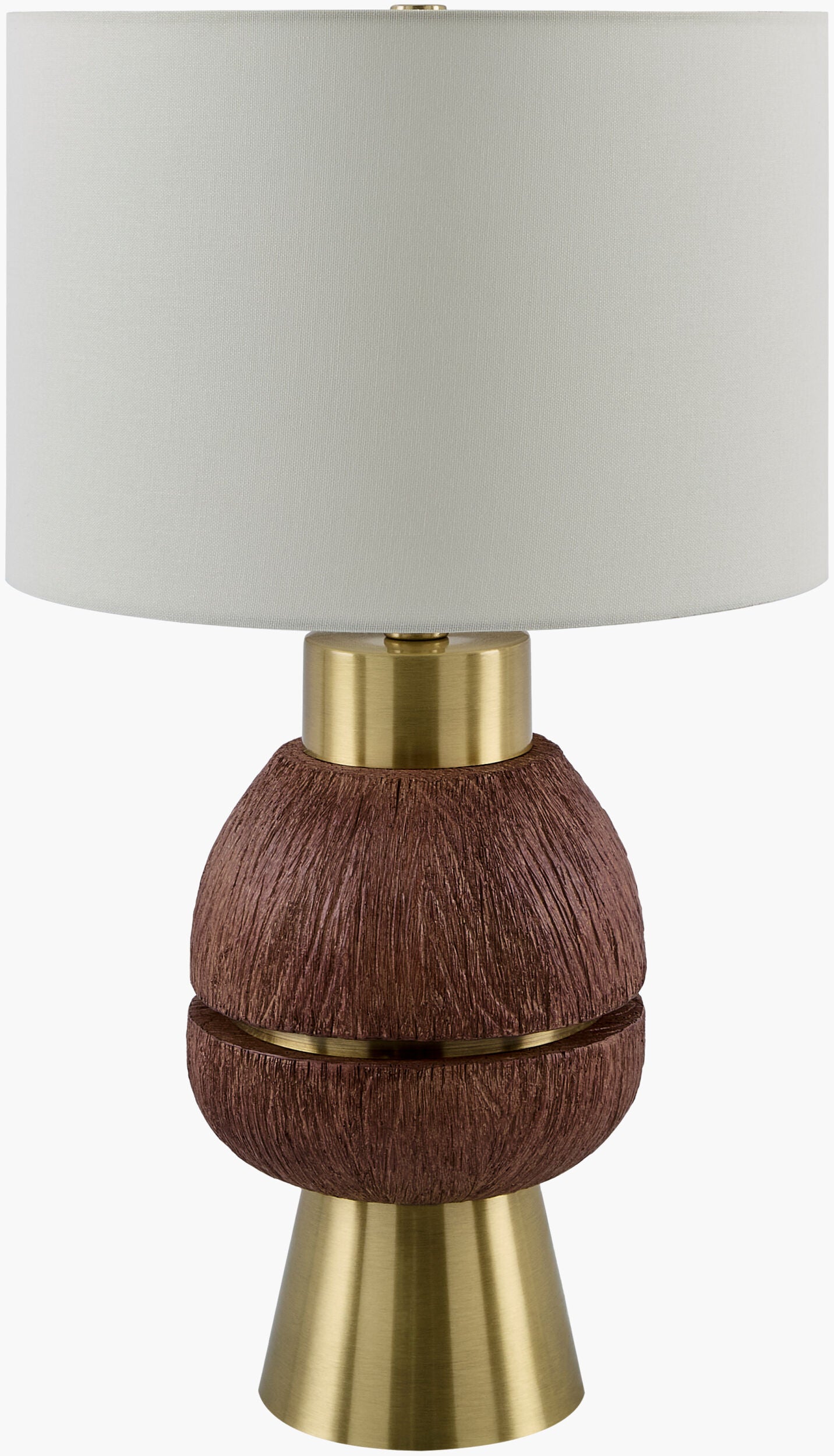 Niobe Accent Table Lamp — Dark Brown