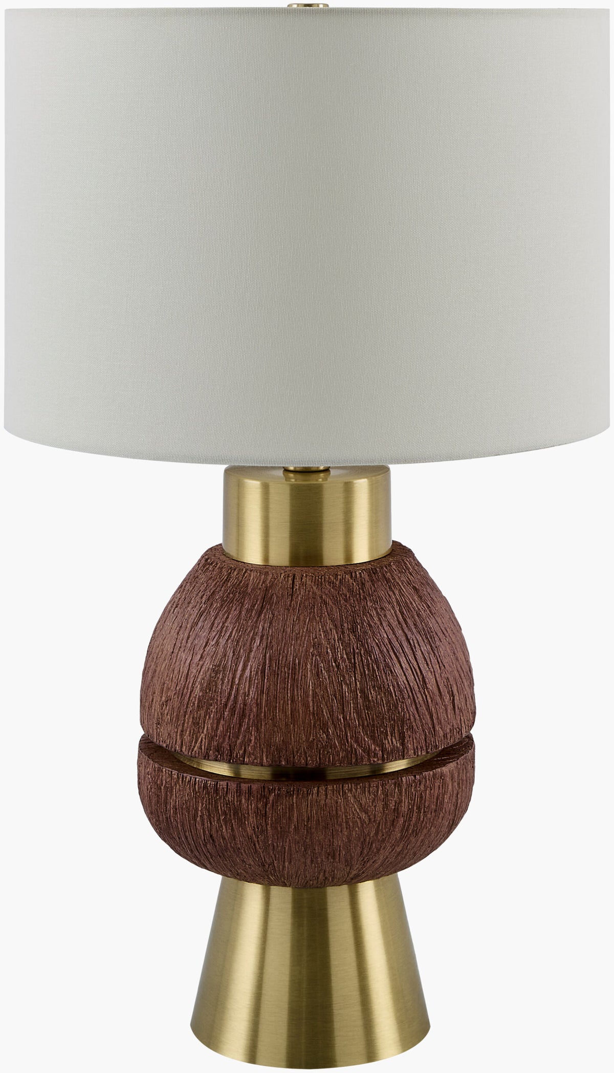 Niobe Accent Table Lamp — Dark Brown