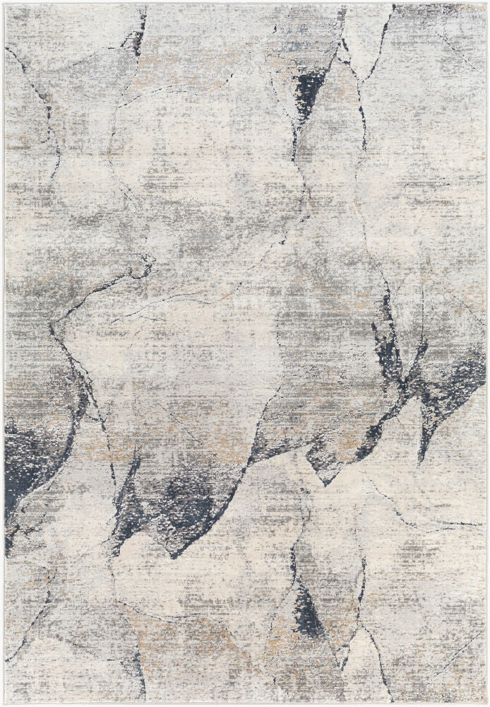 Norland Machine Woven Rug — Charcoal/Dark Blue