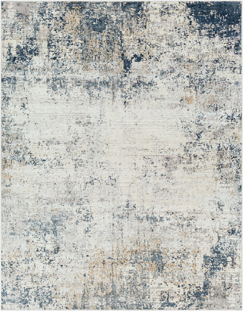 Norland Machine Woven Rug — Charcoal/Denim