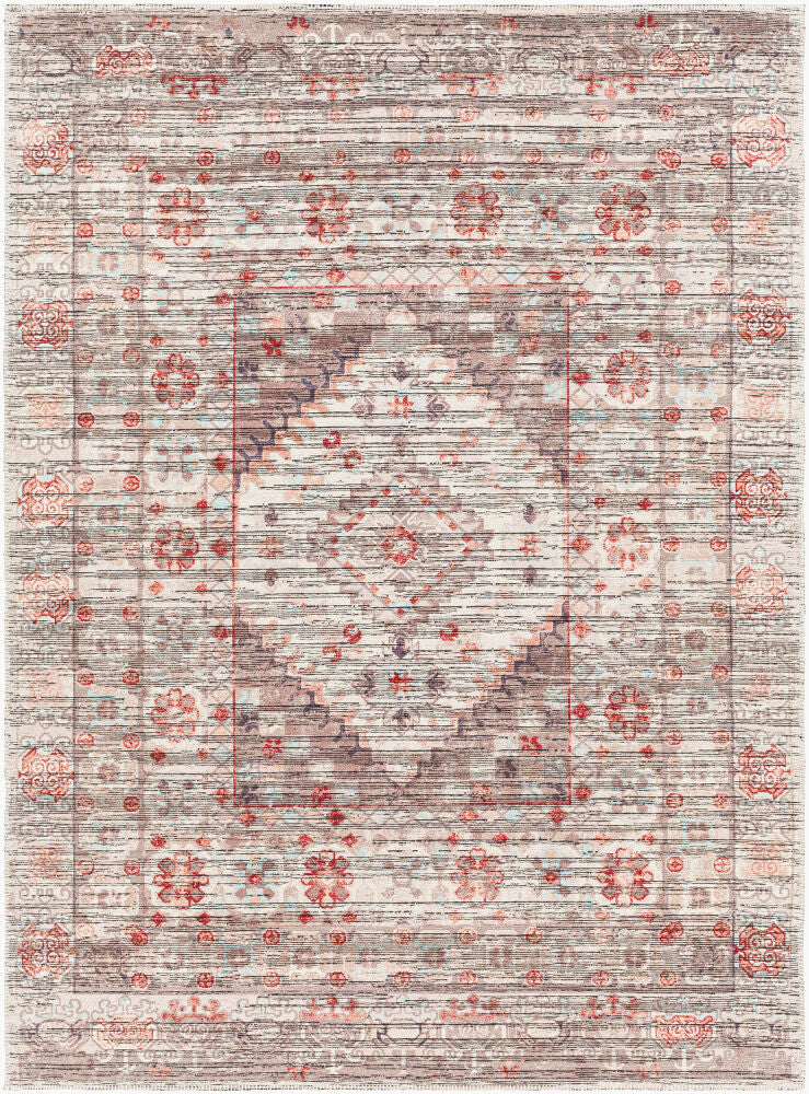 Nolita Machine Woven Rug — Black/Dark Brown