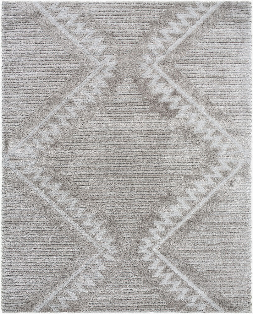 Nomadic Machine Woven Rug — Medium Gray