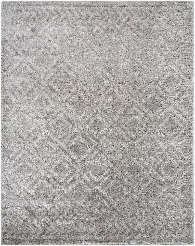 Nomadic Machine Woven Rug — Medium Gray