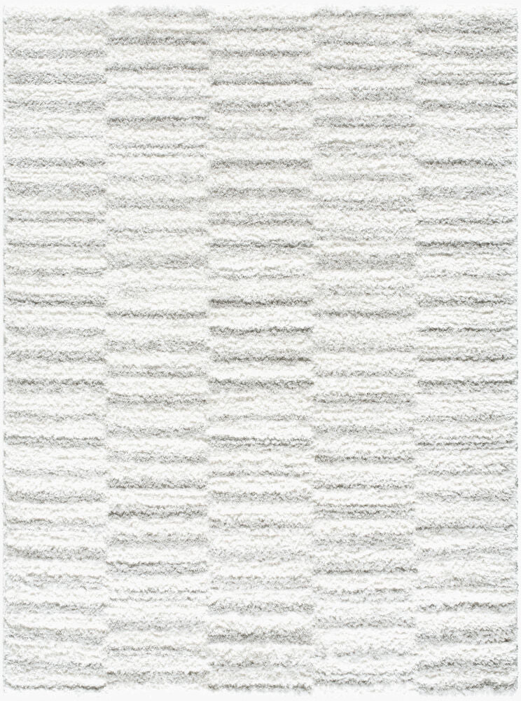 Nomadic Machine Woven Rug — Cream/Light Slate