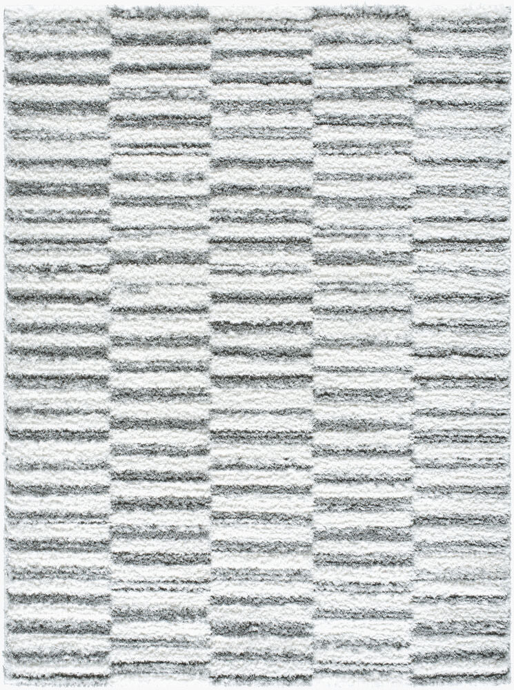 Nomadic Machine Woven Rug — Cream/Light Slate