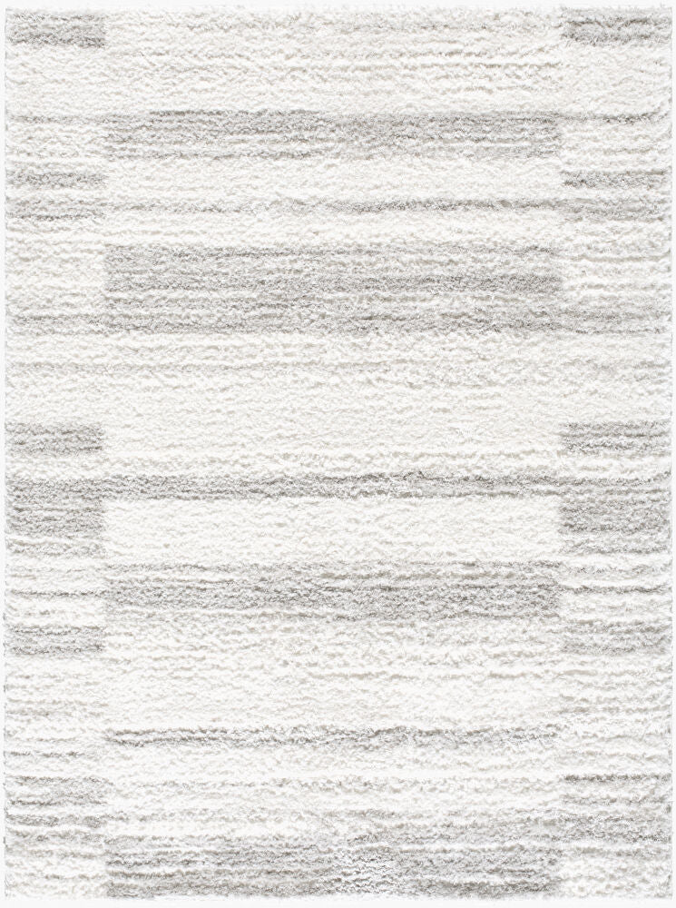 Nomadic Machine Woven Rug — Cream/Light Slate
