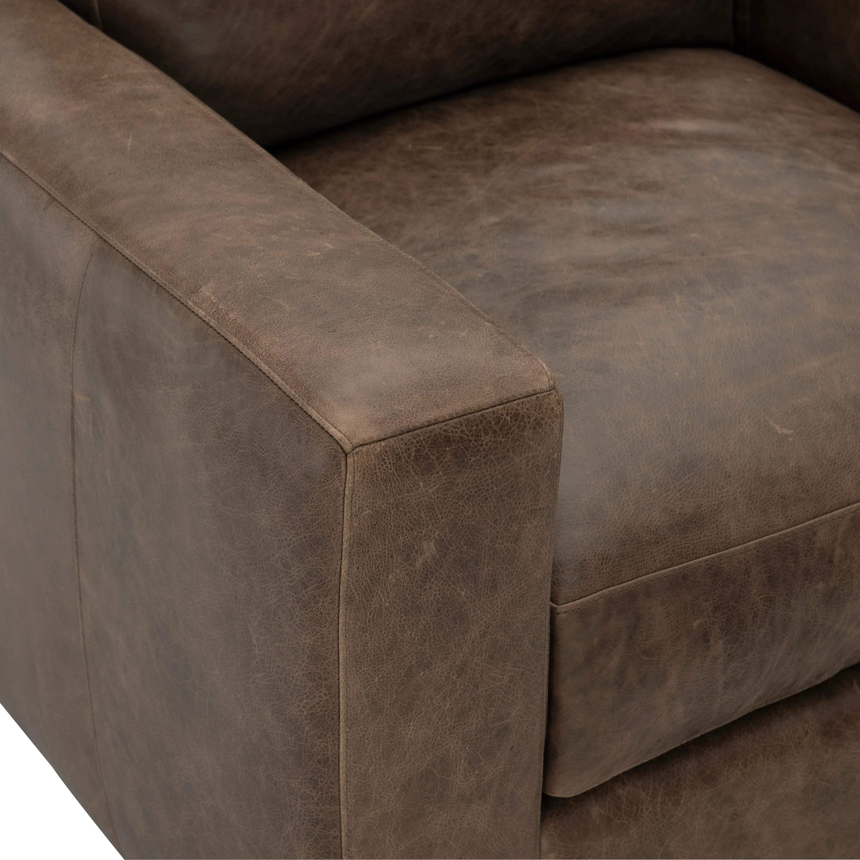 Dawkins Leather Swivel Chair Bernhardt Living